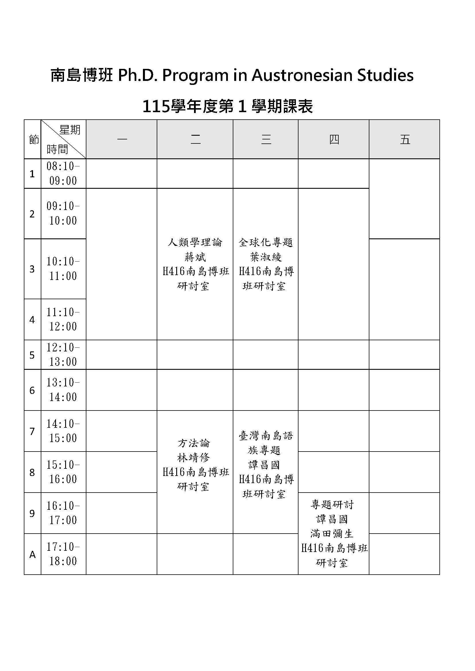 115-1南島博課表